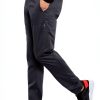 Cherokee Mens Jogger Scrub Pants Stretch Cargo Pockets-1