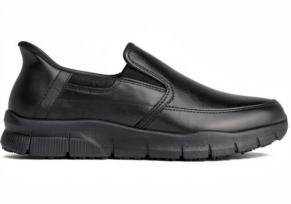 Skechers Slip Resistant Work Shoes Mens Black Safety-2
