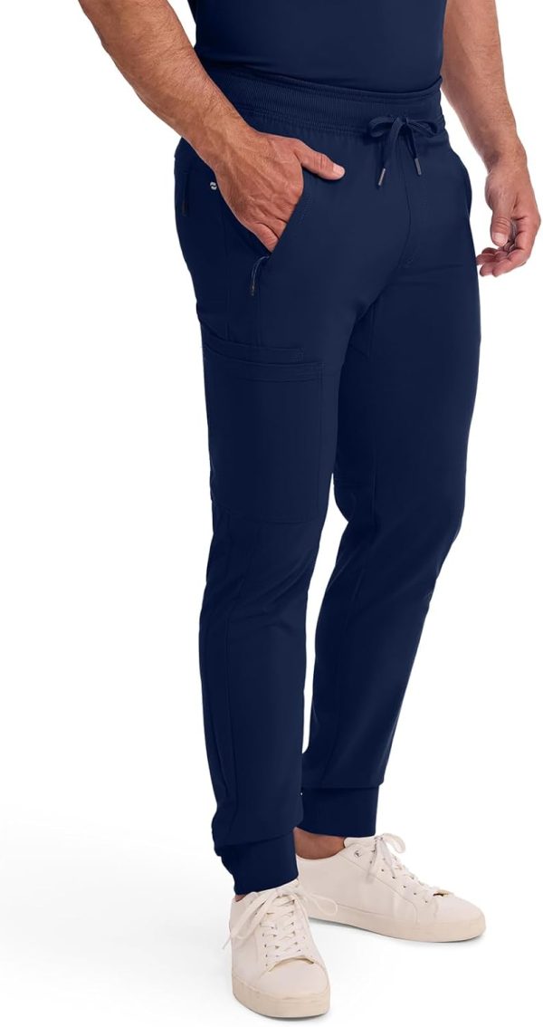 Infinity Mens Scrub Jogger Pants Cherokee Polyester Spandex-6