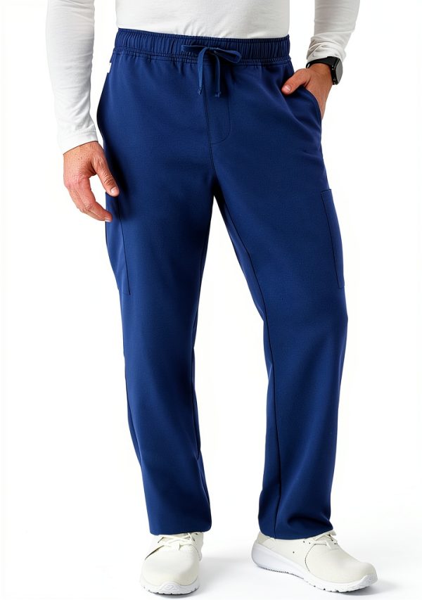 Hanes Medical Scrub Pants Comfort Fit Stretch Fabric-0