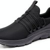 Black Slip Resistant Work Shoes Mens Non Slip Kitchen-0