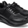 Mens Black Work Shoes Slip Resistant Water Repellent Mesh-1