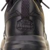 Mens Black Work Shoes Slip Resistant Water Repellent Mesh-4