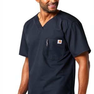 Carhartt Mens Scrub Shirt Cotton Polyester Ripstop Tradesmen-0