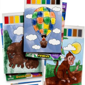 Paint With Water Books Imagination Works Kids Art Set-0