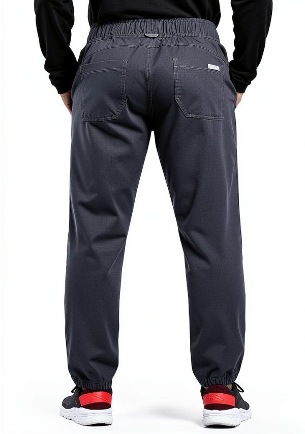 Cherokee Mens Jogger Scrub Pants Stretch Cargo Pockets-2