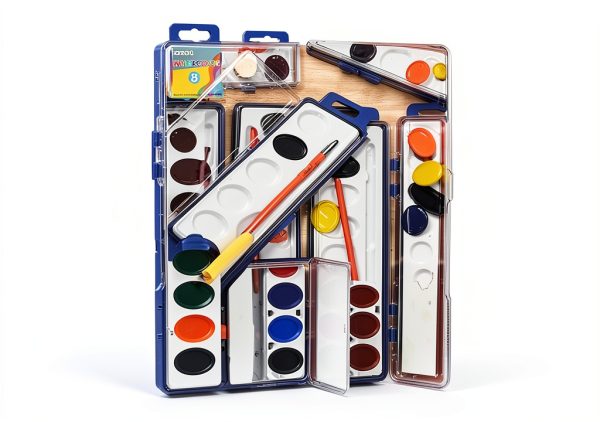 Ezzgol Watercolor Paint Set 24 Pack Non Toxic Washable-6