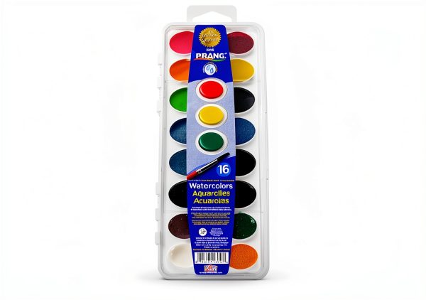 Prang Watercolor Paint Set 16 Colors Washable Non Toxic-2