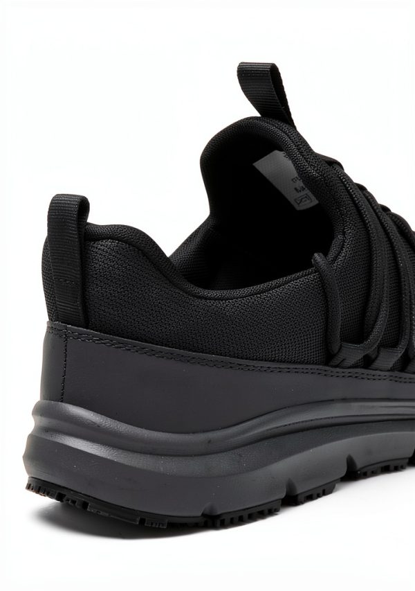 Black Slip Resistant Work Shoes Mens Non Slip Kitchen-4
