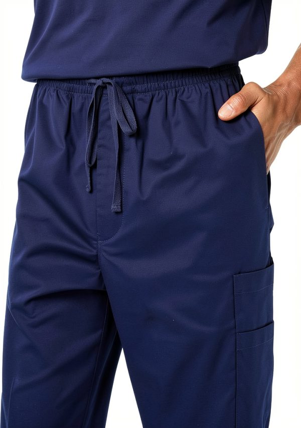 Amazon Essentials Mens Medical Scrub Pants Stretch Cotton-4