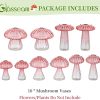 Glasseam Mushroom Glass Terrarium Planter Indoor Plant Decor-6