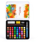 Casleevf Watercolor Paint Set Metallic Non Toxic Kids Art-0