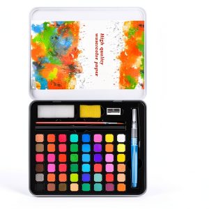 Casleevf Watercolor Paint Set Metallic Non Toxic Kids Art-0