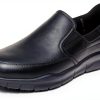 Skechers Slip Resistant Work Shoes Mens Black Safety-0