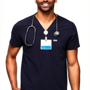 FIGS Chisec Mens Scrub Top Soft Fabric Odor Protection-0