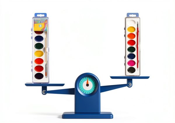 Ezzgol Watercolor Paint Set 24 Pack Non Toxic Washable-5