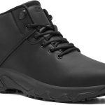 Black Non-Slip Work Boots Waterproof Durable Men's Shoes-0