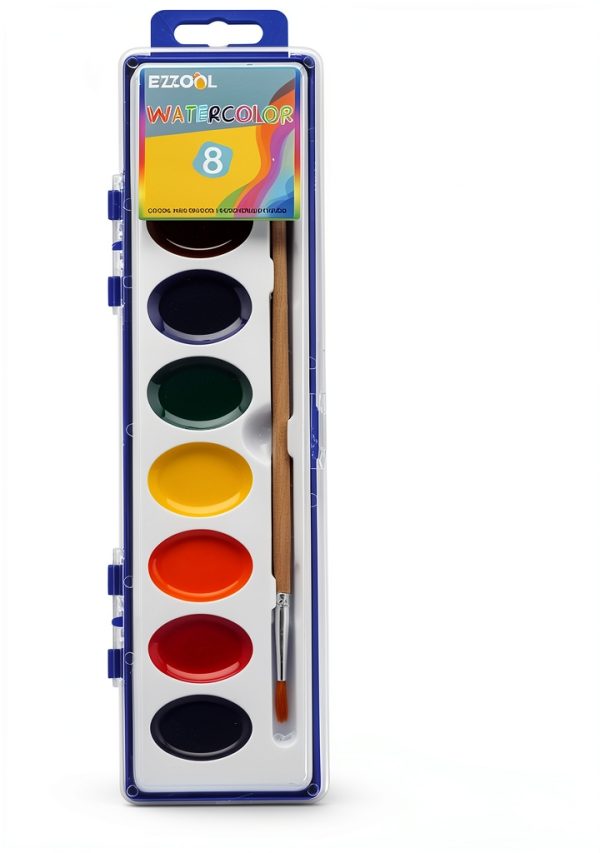 Ezzgol Watercolor Paint Set 24 Pack Non Toxic Washable-3
