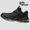 LARNMERN Slip Resistant Work Shoes Black Mens Slip On-3