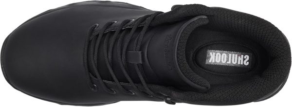 Black Non-Slip Work Boots Waterproof Durable Men's Shoes-4