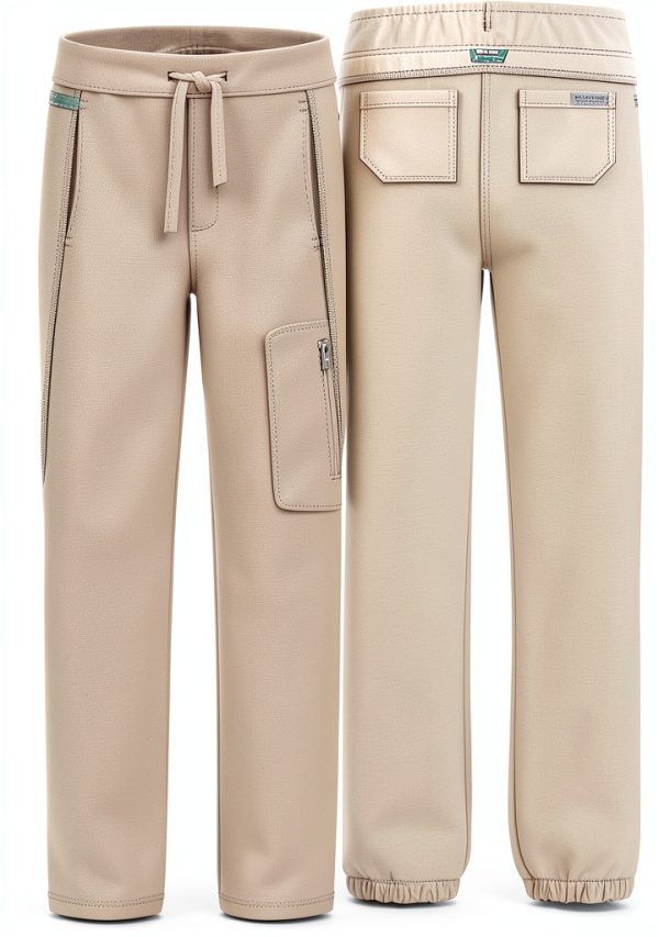 Cherokee Mens Jogger Scrub Pants Stretch Cargo Pockets-5