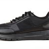 Mens Black Work Shoes Slip Resistant Water Repellent Mesh-0
