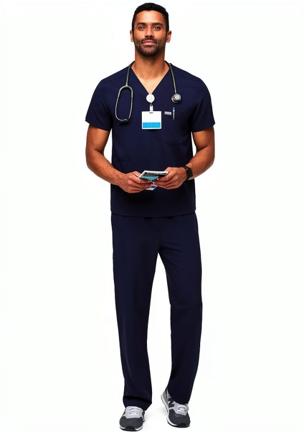 FIGS Chisec Mens Scrub Top Soft Fabric Odor Protection-1