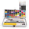 APOGO Watercolor Paint Set 50 Colors Non Toxic for Artists-0