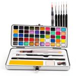 APOGO Watercolor Paint Set 50 Colors Non Toxic for Artists-0