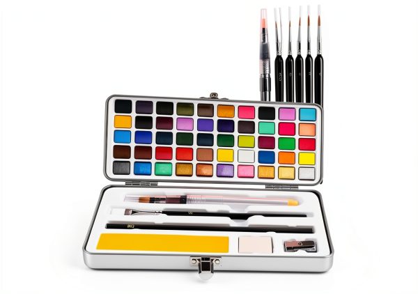 APOGO Watercolor Paint Set 50 Colors Non Toxic for Artists-0