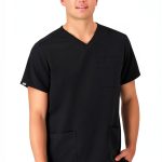 Hanes Mens Medical Scrub Shirt Comfort Fit Moisture Wicking-0