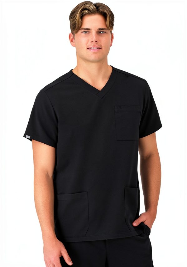 Hanes Mens Medical Scrub Shirt Comfort Fit Moisture Wicking-0