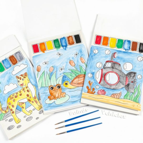 Paint With Water Books Imagination Works Kids Art Set-1