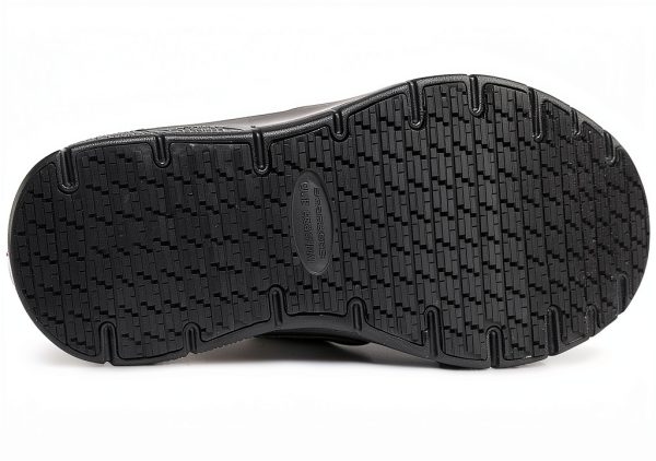 Skechers Slip Resistant Work Shoes Mens Black Safety-3