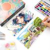 APOGO Watercolor Paint Set 50 Colors Non Toxic for Artists-5