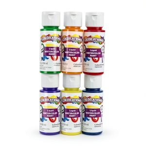 Colorations Watercolor Paint Set 6 Colors Kids Art Supplies-0