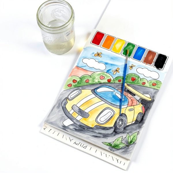 Paint With Water Books Imagination Works Kids Art Set-3
