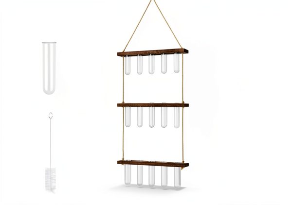 Mkono Wall Hanging Propagation Station Wooden-5