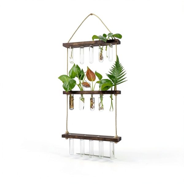 Mkono Wall Hanging Propagation Station Wooden-3