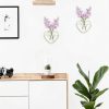 Heart Hanging Vase XXXFLOWER Glass Plant Decor-3