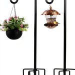Shepherd's Hook by ToyHotels Outdoor Steel Hook Set 2‑Piece Black-0