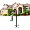 Shepherd's Hook 2-Pack Black Rustic Metal for Garden ToyHotels-5
