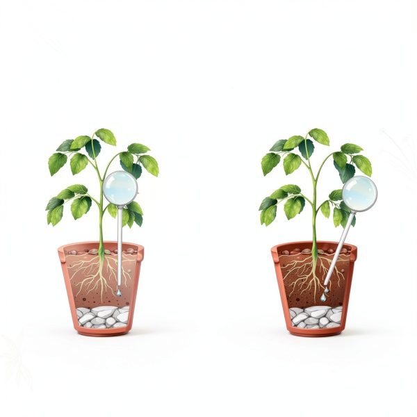 Self Watering Plant Globe PlanKKers Medium Iridescent Glass Watering-4