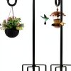 ToyHotels Shepherd's Hook Outdoor Metal Stand 94 Inch Silver-7