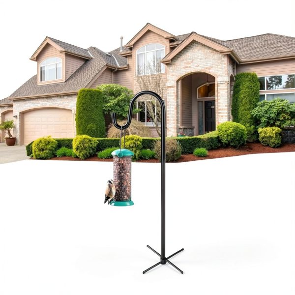 ToyHotels Shepherd Hook Outdoor Garden Pole 94 Inch Curved Metal Hook-5