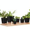 Plastic Planter Set YNNICO 6-Piece Indoor Combo with Self-Watering-6
