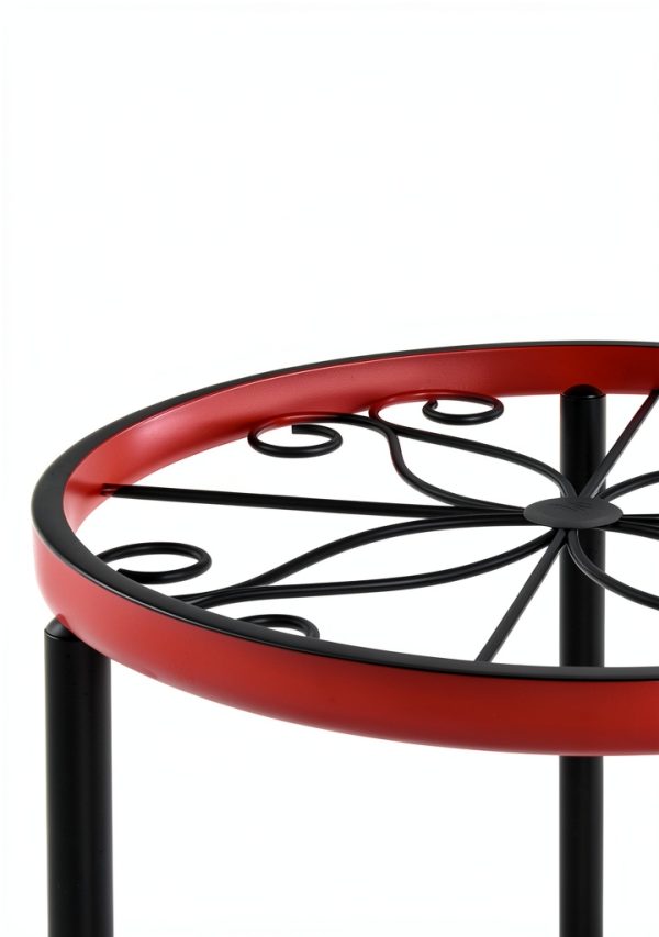 Metal Plant Stand 5 Pack Black Linpla High‑Strength Iron Stand Set-2