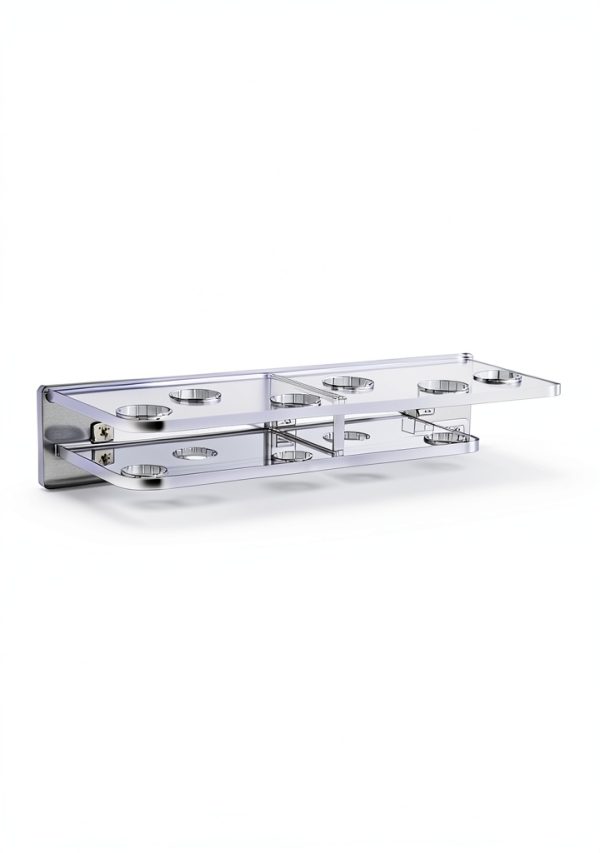5 Position Pipette Bracket with Magnets by Poltex PETG Lab Rack-1