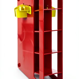 Heathrow Scientific - HEA20613 HD20613 Red ABS Plastic Manual Pipette Rack with 4 Compartment , 291 x 88 x 401 mm-0