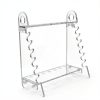 Trapezoid Organic Glass Pipette Rack, Laboratory Supporting Holder Bracket with 1.5cm Holes-5